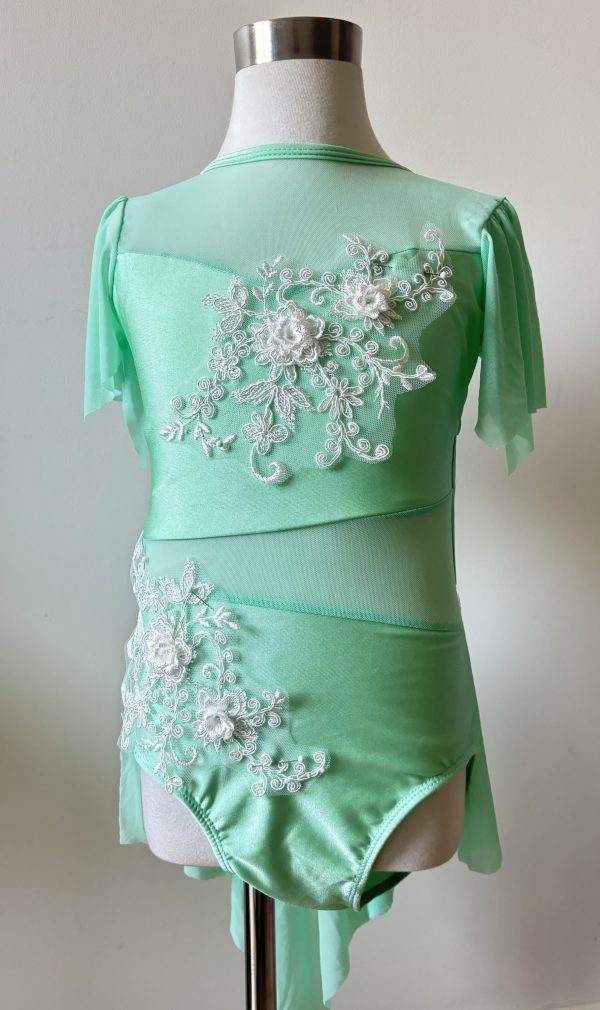 Custom design Mint Green Lyrical dance costume base - Image 5