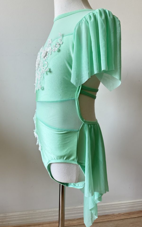 Custom design Mint Green Lyrical dance costume base - Image 4