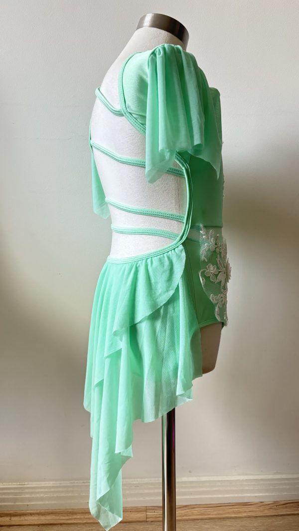 Custom design Mint Green Lyrical dance costume base - Image 2