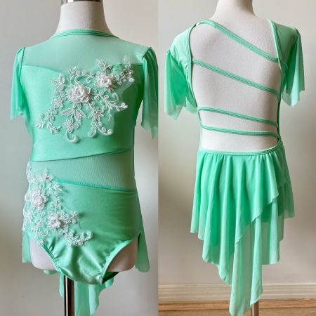 Custom design Mint Green Lyrical dance costume base