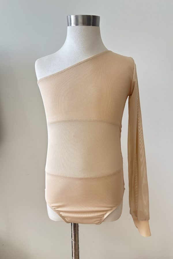 Custom design nude color dance costume - Children size 8 - Image 2