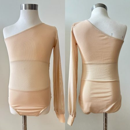 Custom design nude color dance costume - Children size 8