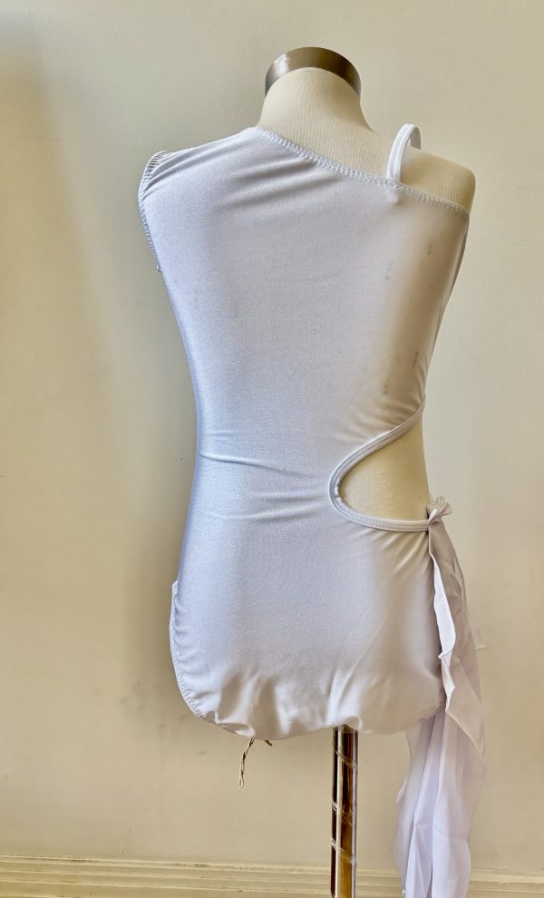 Pearl white Lyrical dance costume base - Image 2