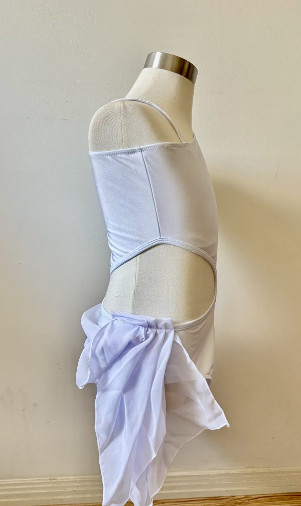 Pearl white Lyrical dance costume base - Image 4